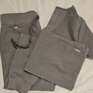 Figs Limited Release Space Grey Scrub set